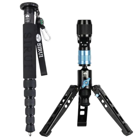Sirui P-326 Carbon monopod + P36 Monopod adapter kit_1.webp