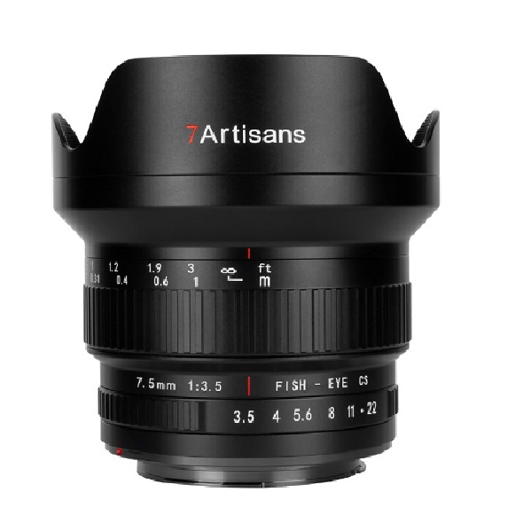7Artisans MF 7,5mm F/3,5 Canon EF Schwarz