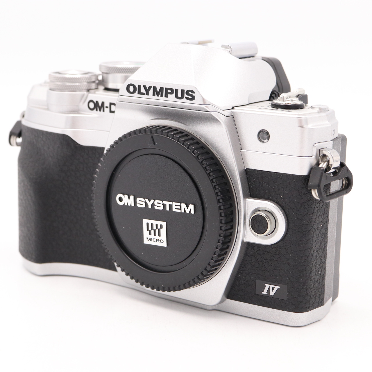 Olympus OM-D E-M10 Mark IV Gehäuse silber Gebrauchtware