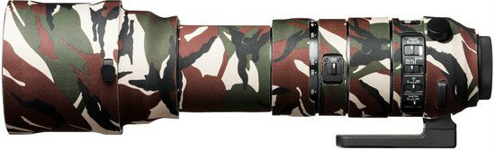 easyCover Objektiv Oak für Sigma 150-600 mm F/5-6,3 DG OS HSM S Grün Camouflage