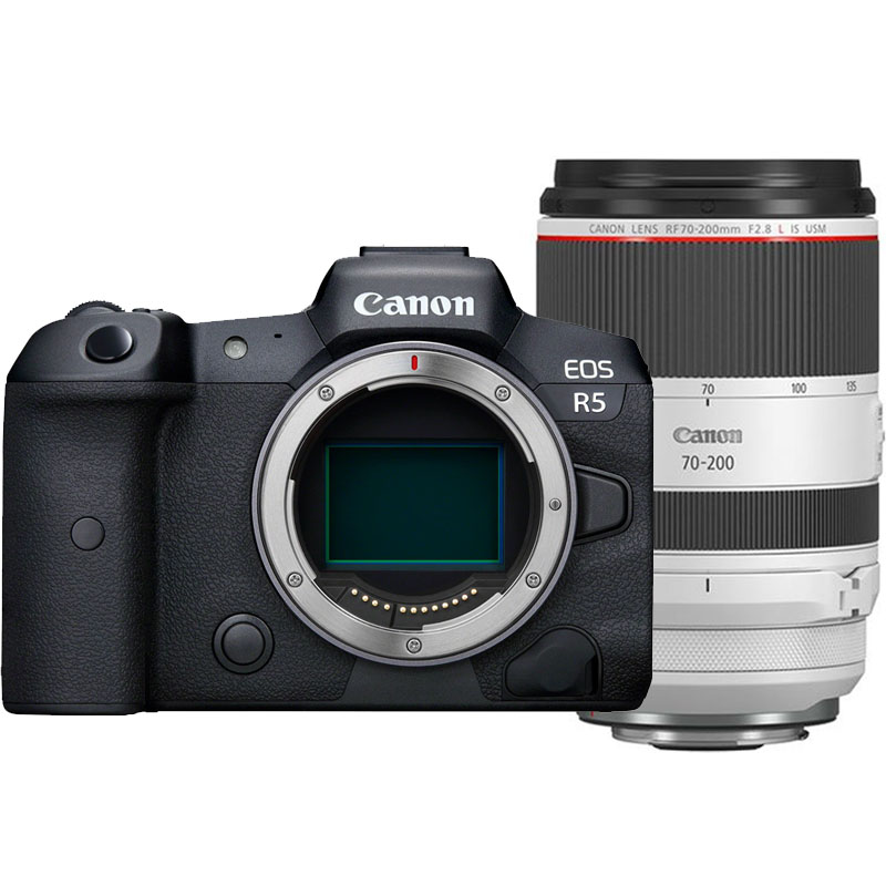 Canon EOS R5 Gehäuse + RF 70-200MM F/2.8 L IS USM