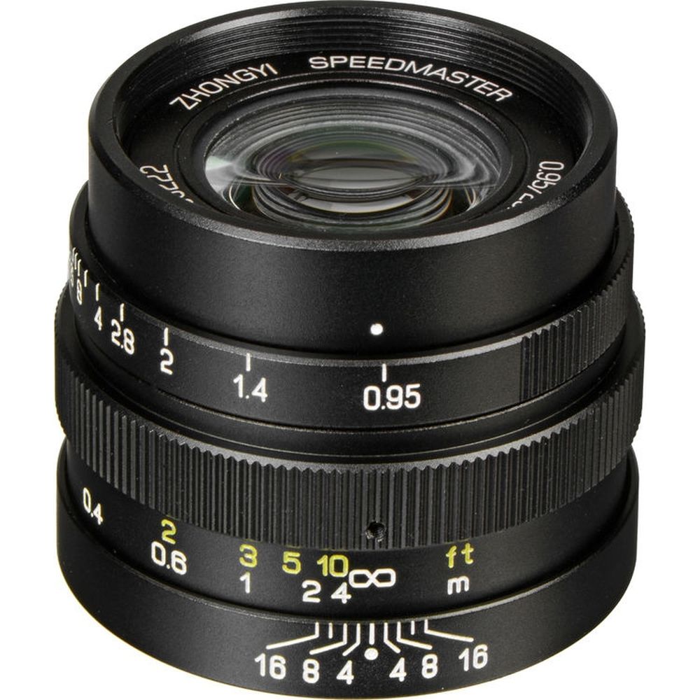 Zhongyi Mitakon 25mm F/0.95 MFT Schwarz