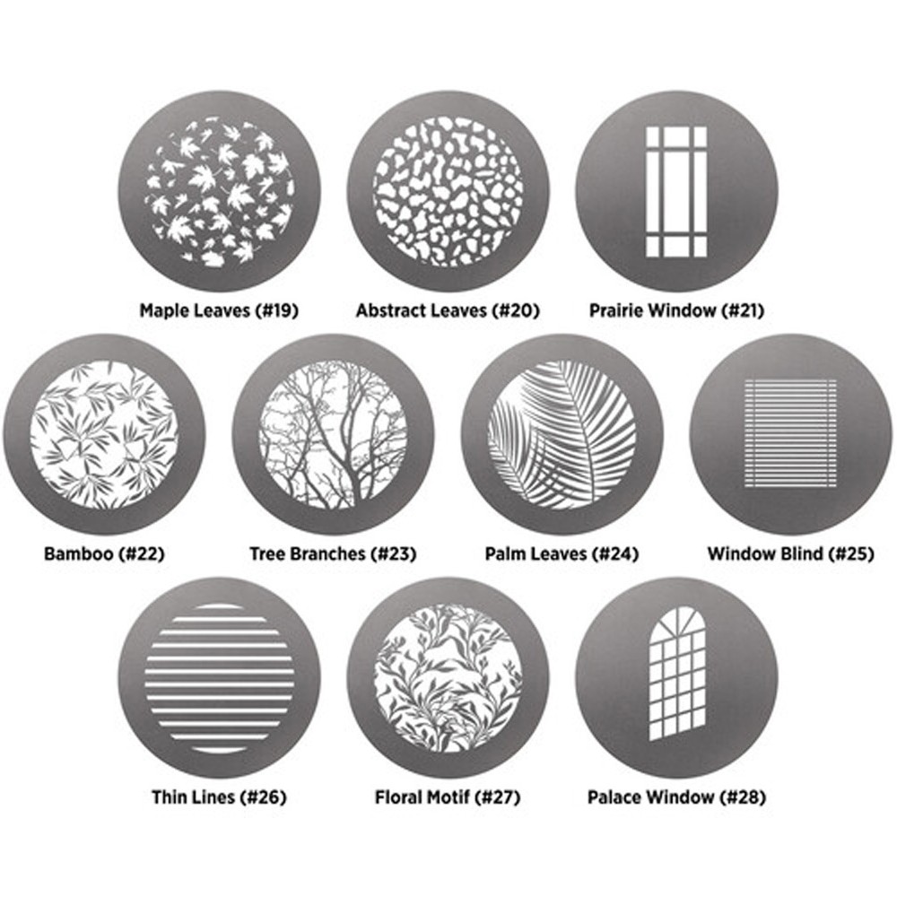 Westcott Optical Spot by Lindsay Adler Gobo Pack 2: Environmental (10-pack)