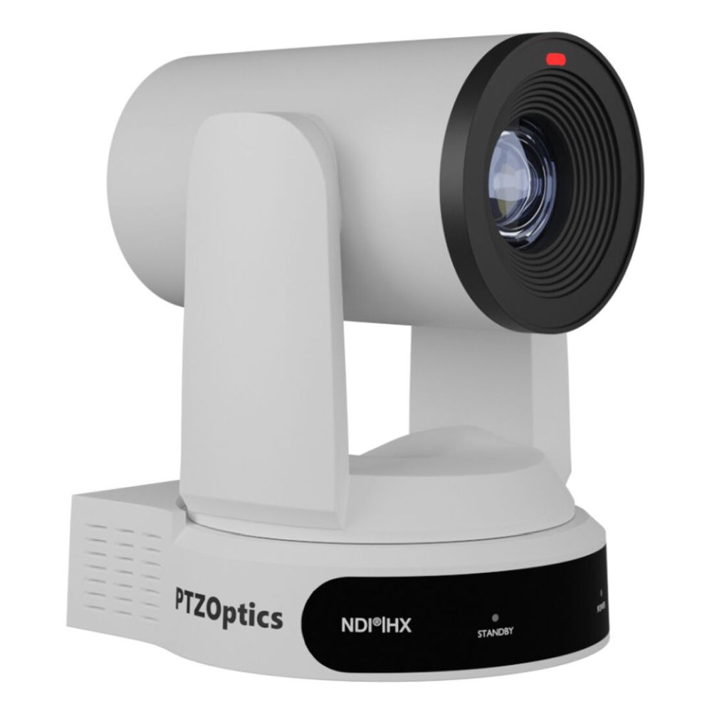 PTZOptics Move 4K, eine PTZ-Kamera der 3. Generation, 30x optischer Zoom weiß