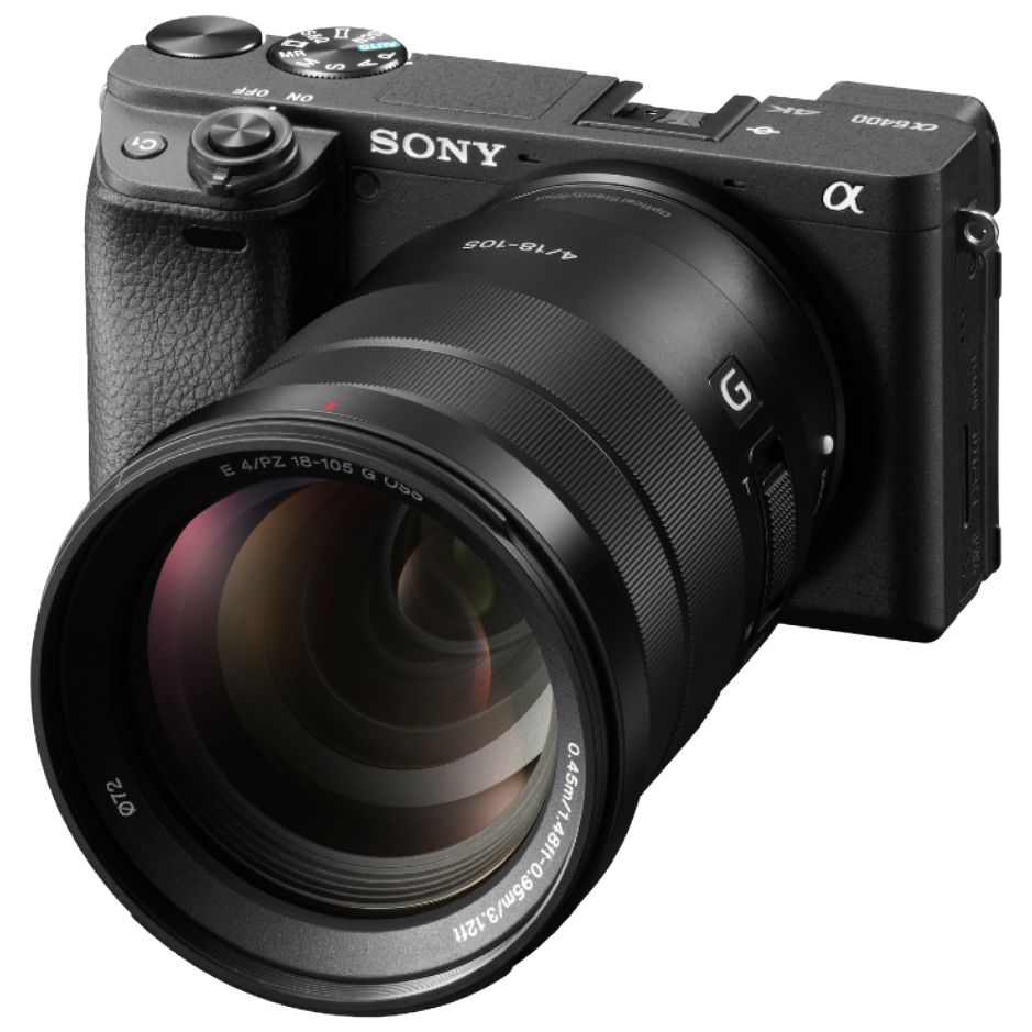 Sony A6400 schwarz + SEL 18-105mm F/4.0 G OSS Powerzoom E-Mount