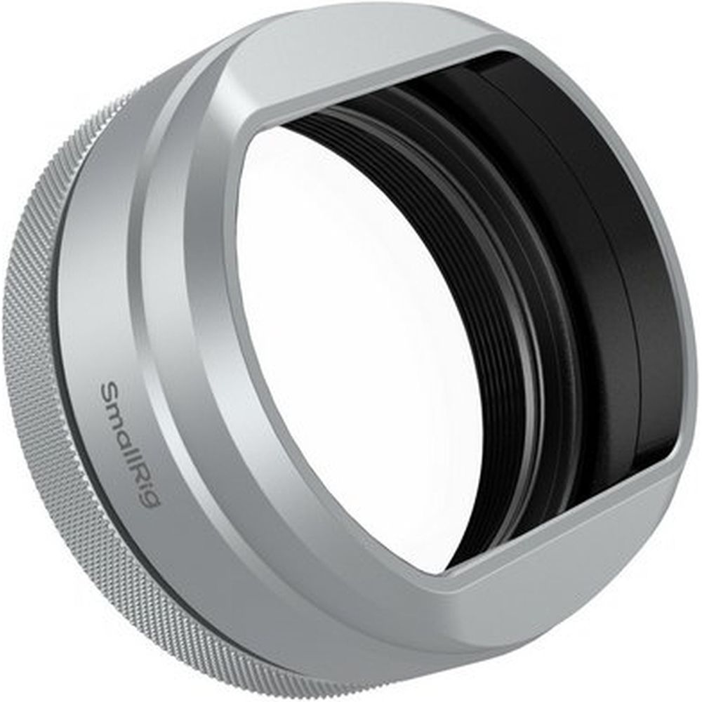 SmallRig 5851 UV-Filter mit Gegenlichtblende für Fujifilm X100VI / X100V, silber