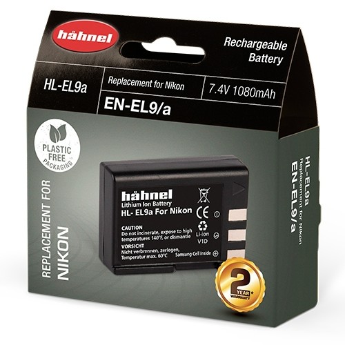 Hahnel HL-EL9a - Nikon EN-EL9