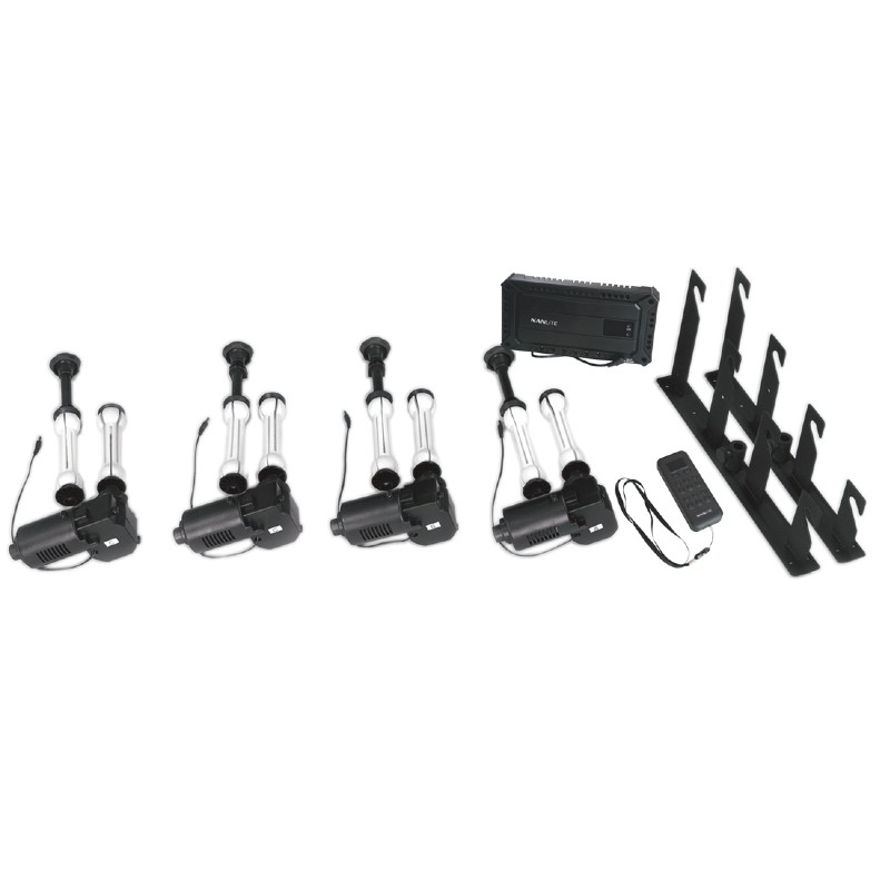 Nanlite Backdrop Elevator Support Kit for Light Stand (Four-axle)