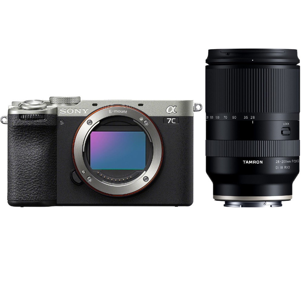 Sony A7C II Silber + Tamron 28-200mm F/2.8-5.6 Di III RXD