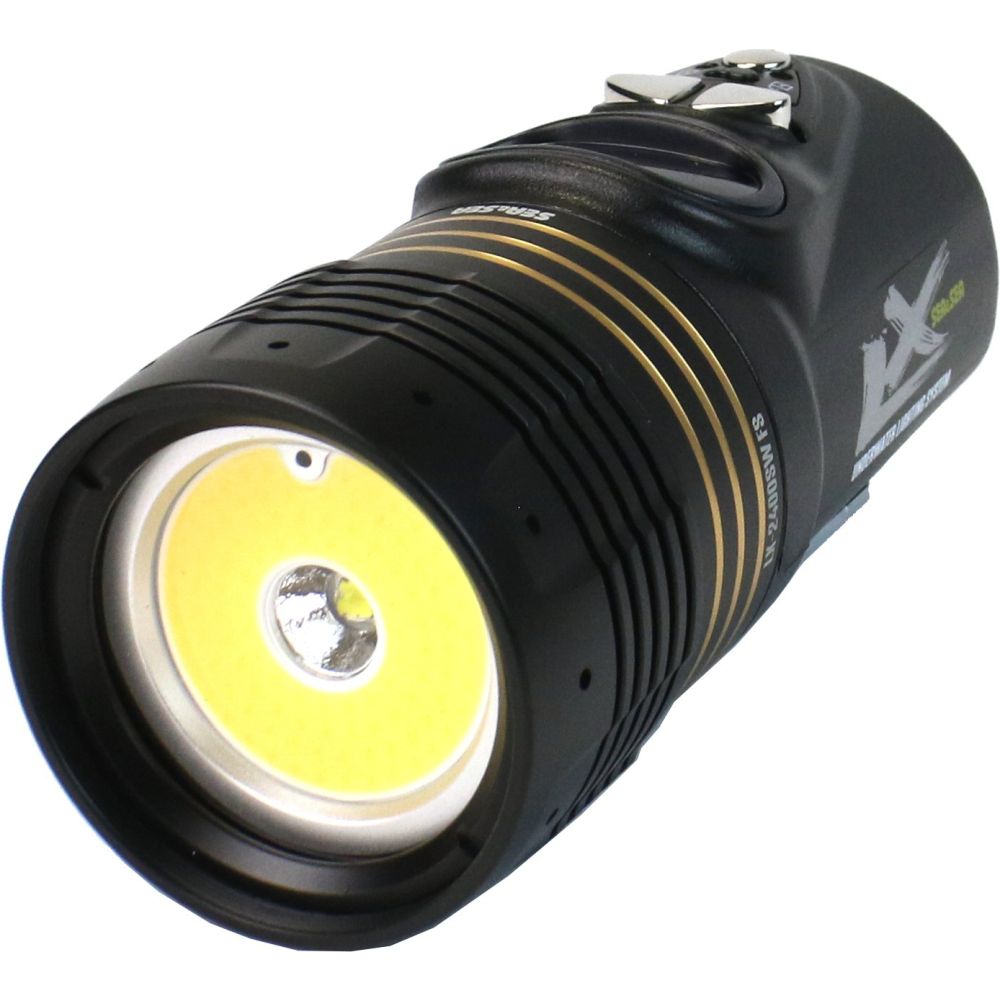 Sea&Sea LX-2400SW Flutlicht- und Spot-Foto-Video-Licht-Set, schwarz