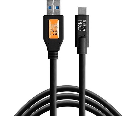 Tether Tools TetherPro USB 3.0 zu USB-C 4,6m schwarz