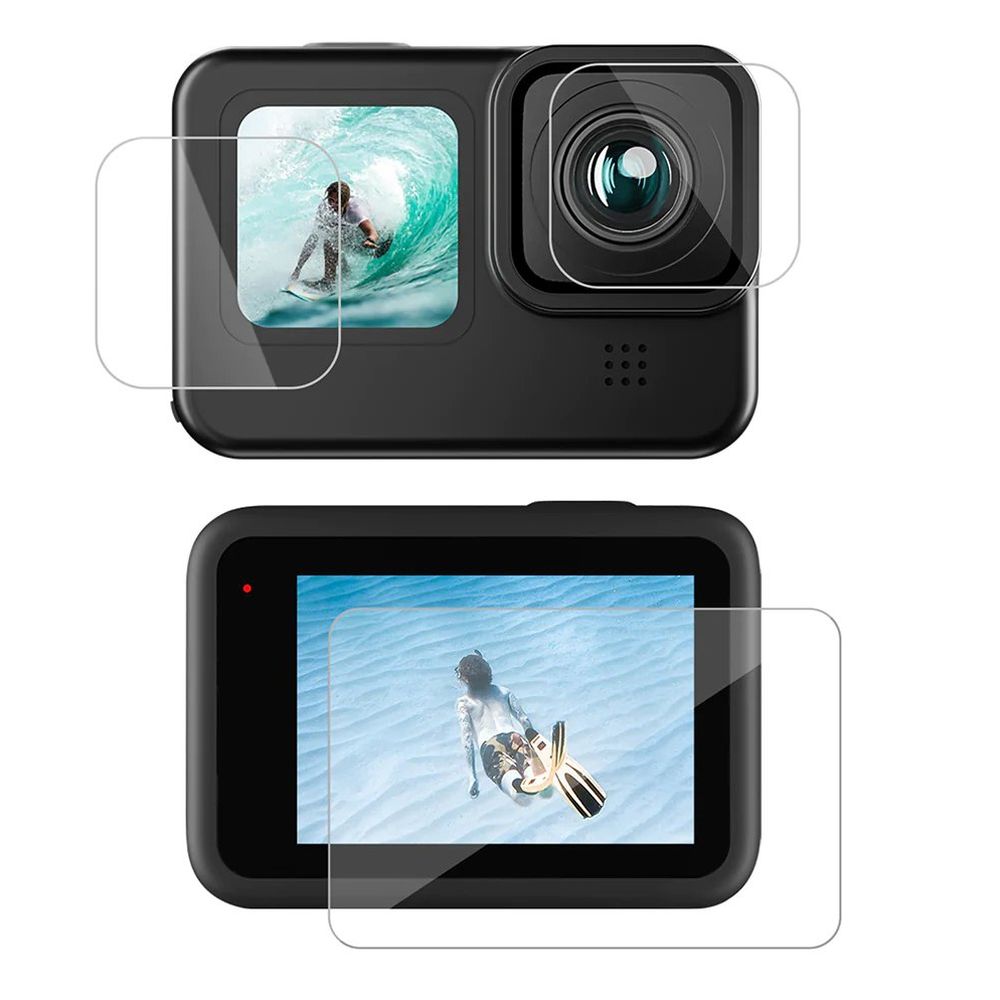Telesin Displayschutzfolie gehärtetes Glas für GoPro 9/10/11/12