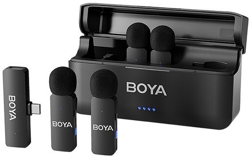 Boya BY-V4U Drahtloses Vier-Kanal-Mikrofon mit USB-C