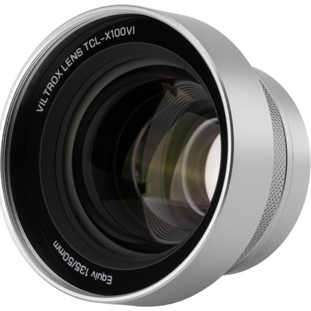 Viltrox TCL-X100VI Telekonverter-Objektiv für Fujifilm X100VI Silber