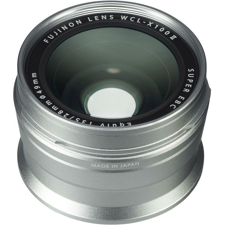 Fujifilm WCL-X100 II Weitwinkelkonverter Silber