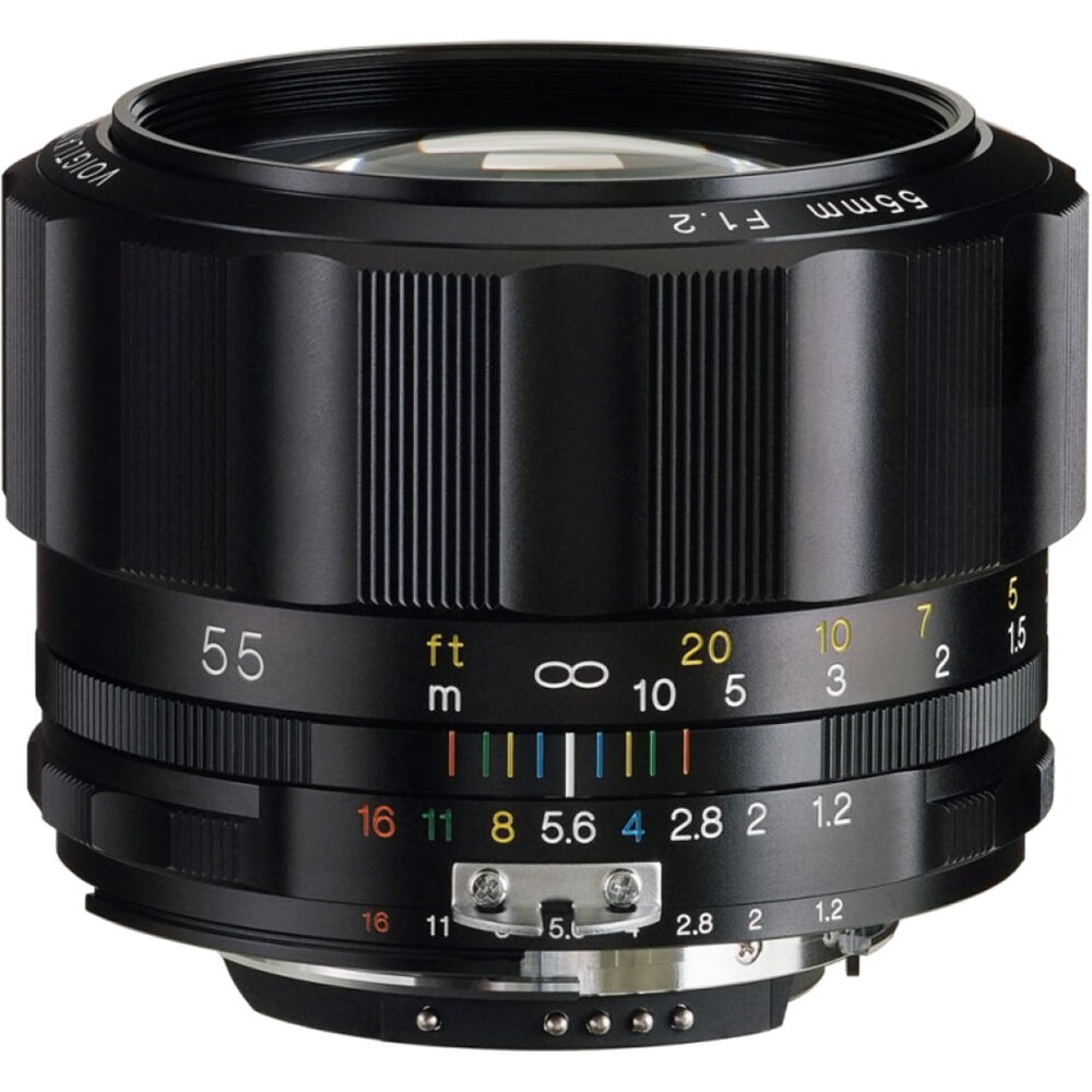 Voigtländer Nokton 55mm F/1.2 SLII-S Nikon Ai-S (CPU) schwarzes Objektiv