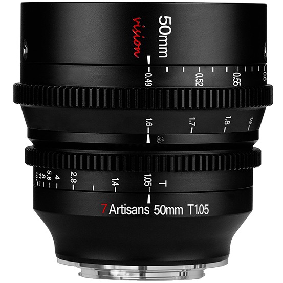 7artisans 50 mm T1.05 Canon (EOS-R Mount) Schwarz