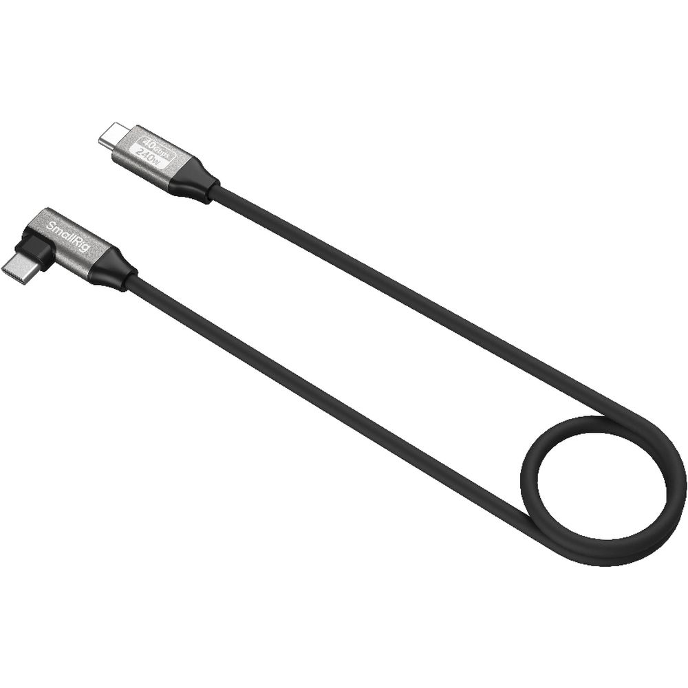 SmallRig 5076 USB-C Datenkabel (gerade bis gewinkelt, 60cm) (40Gbps + 240W + 8K)