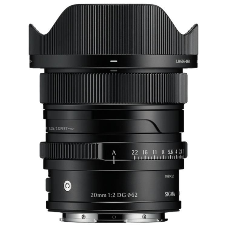 SIGMA 20mm f/2 DG Contemporary Sony E-Mount - Schwarz