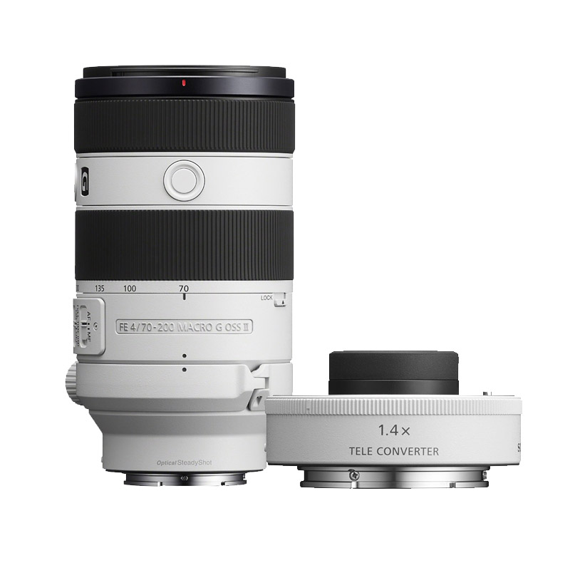 Sony FE 70-200mm F/4.0 G OSS II + Sony E-Mount 1.4x Telekonverter